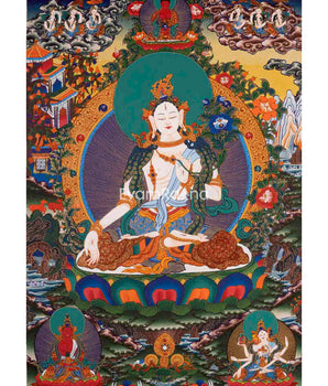 White Tara Thangka