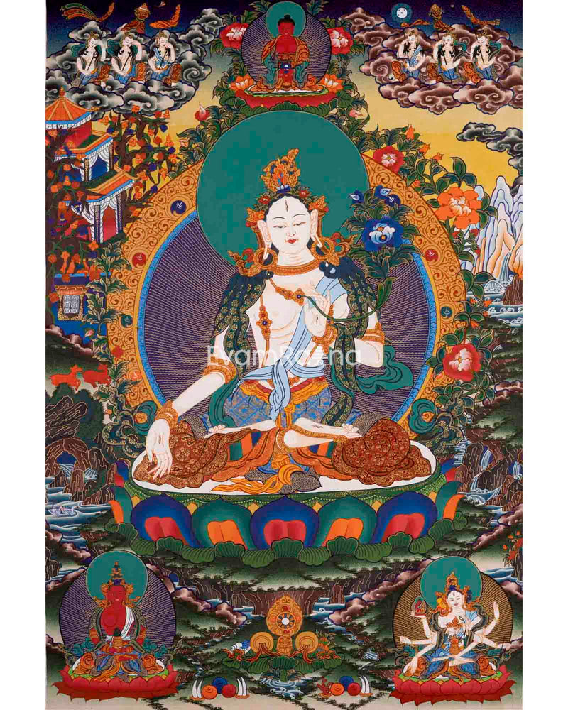 White Tara Thangka