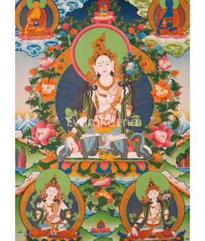 White Tara Thangka