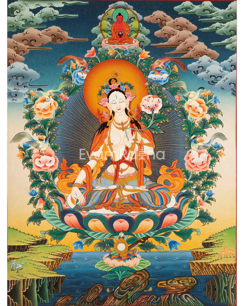 White Tara Thangka