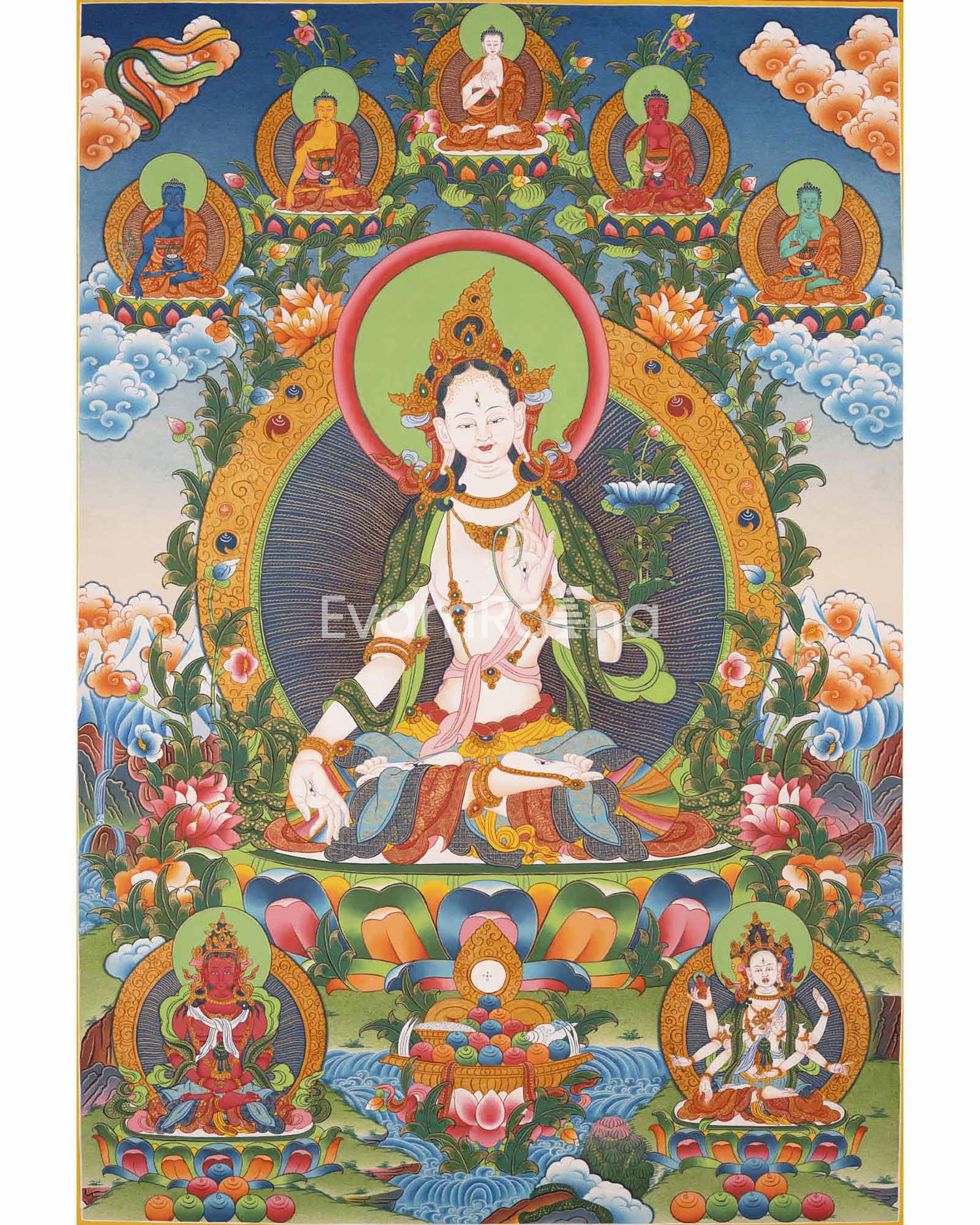 White Tara Thangka