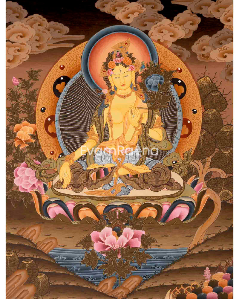 White Tara Thangka