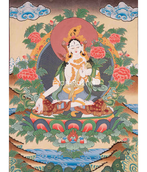 White Tara Thangka