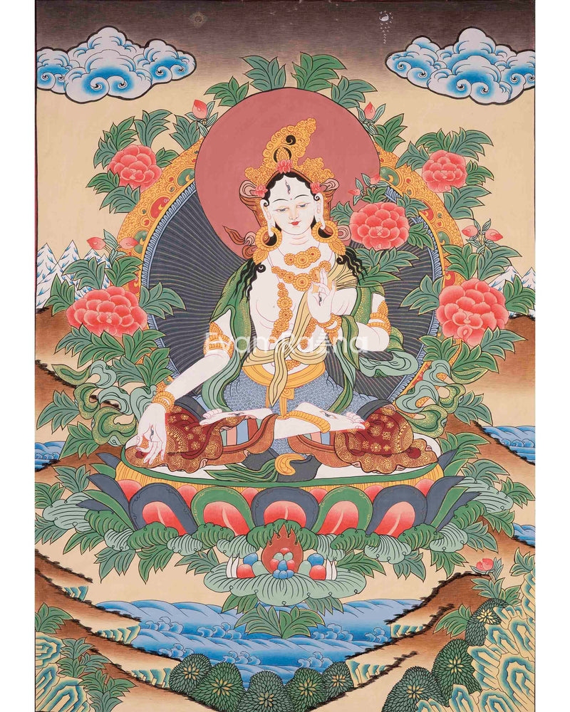 White Tara Thangka