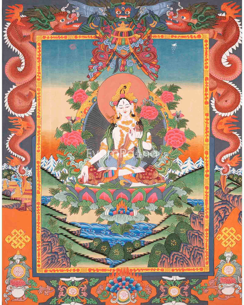 White Tara Thangka