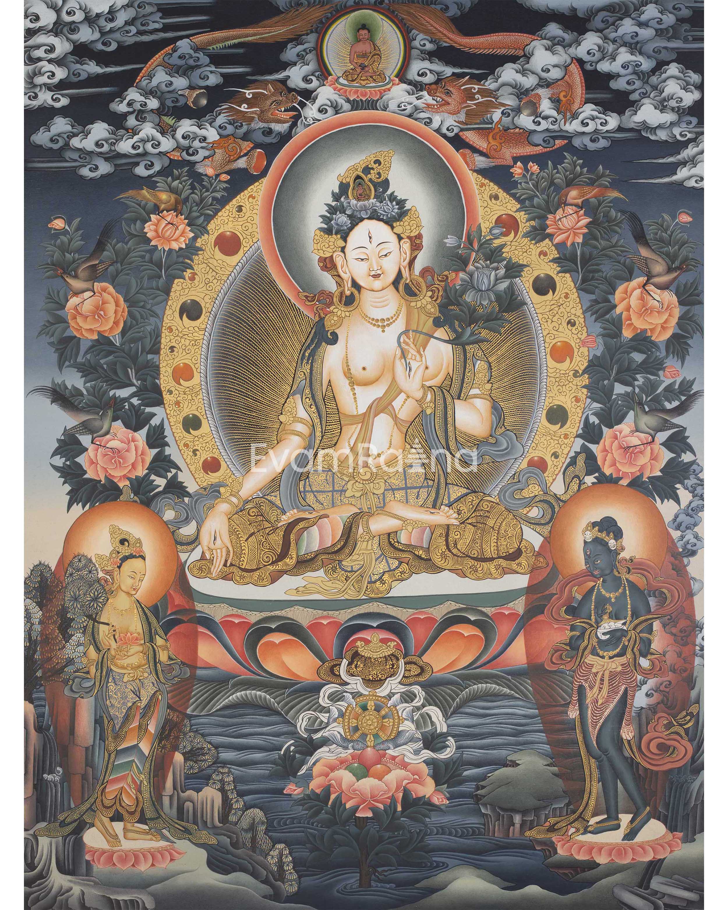 White Tara Thangka