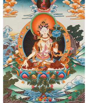 White Tara Thangka 