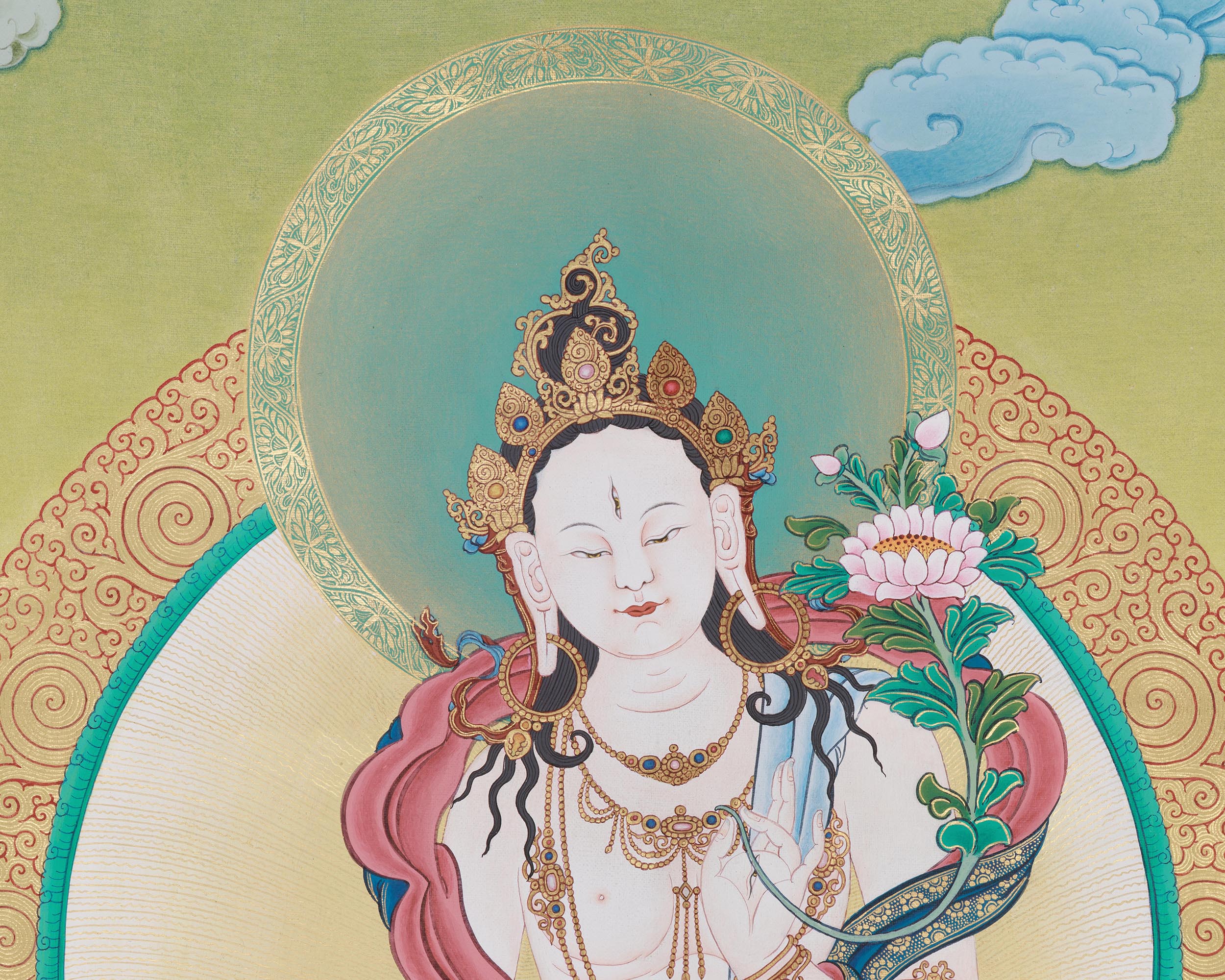 Female Buddha Tara Thangka | Symbol of Compassion and Enlightenment