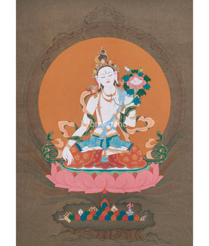 Buddhist Sita Tara Thangka |  A Symbol of Compassion