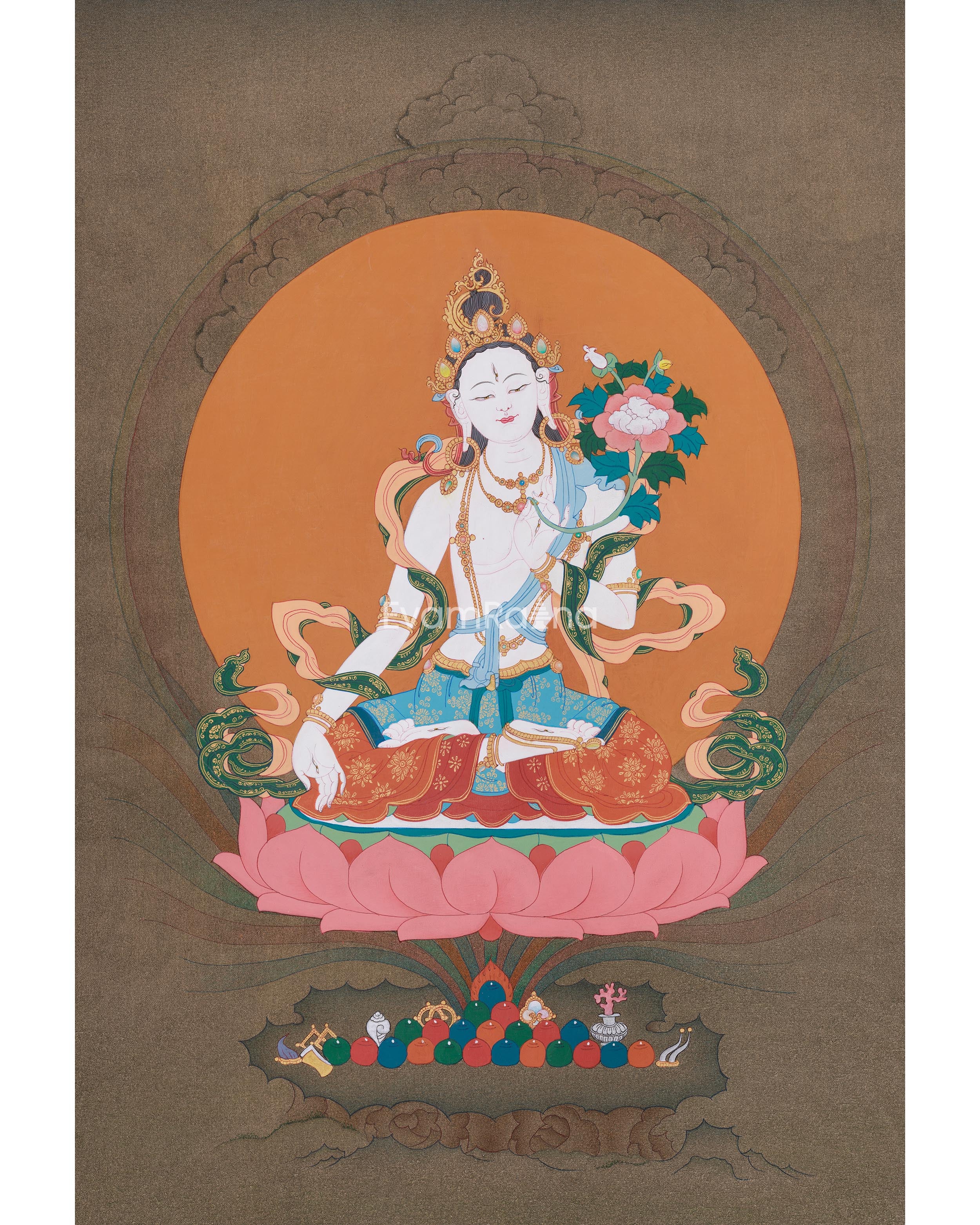 Buddhist Sita Tara Thangka |  A Symbol of Compassion