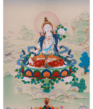 Sita Tara Goddess Thangka