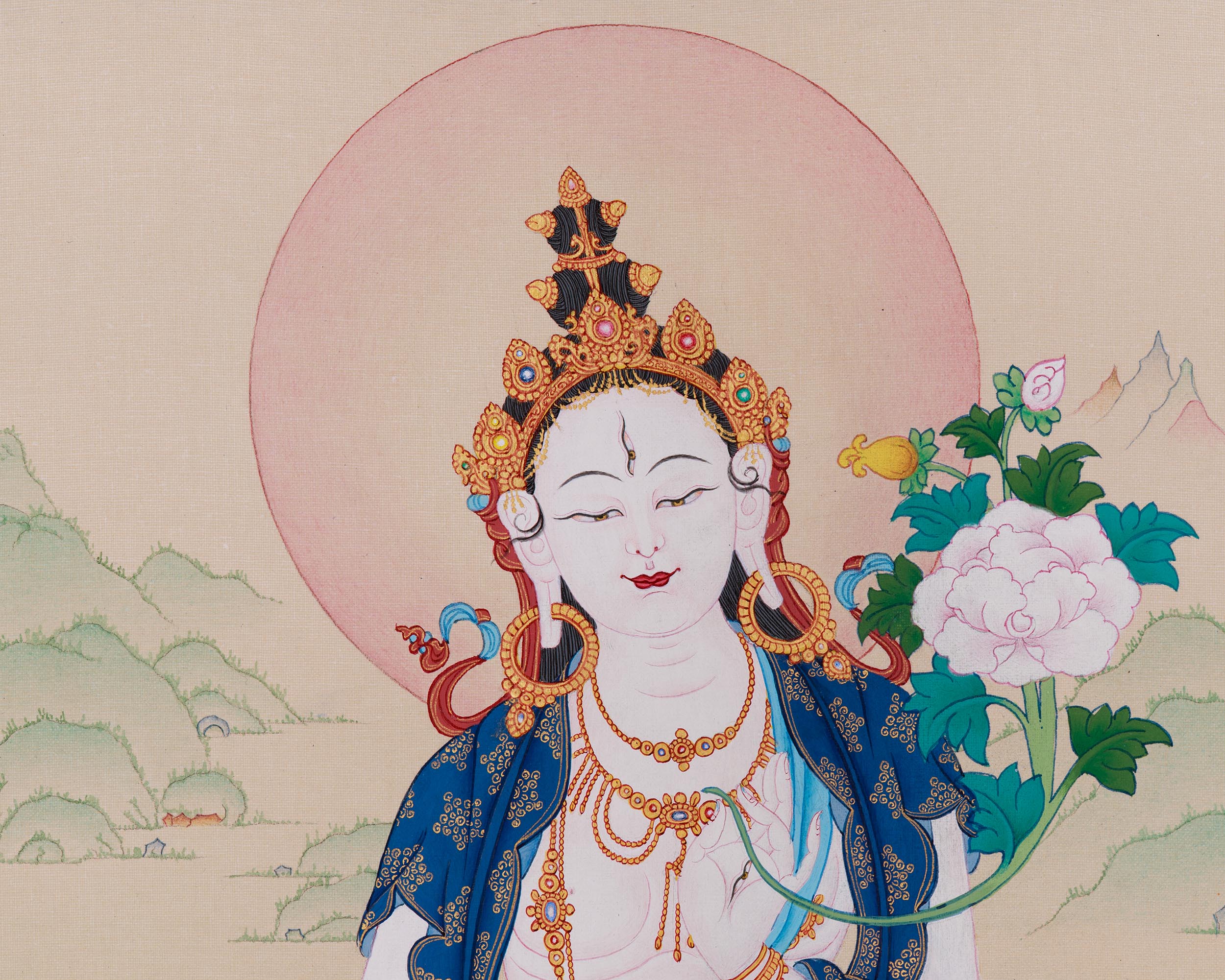 Sita Tara Goddess (White Tara) | Protector of Longevity and Compassion