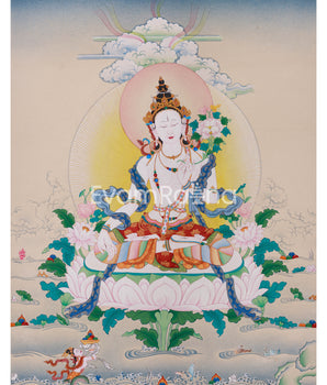 Traditional White Tara Compassion Deity