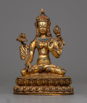 Goddess White Tara Sculpture