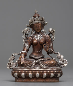 Machine Made Mother Sita Tara (White Tara) Statue