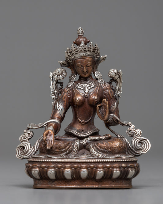 Machine Made Mother Sita Tara (White Tara) Statue