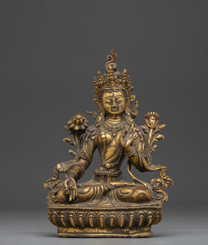 Handcrafted White Tara Figurine