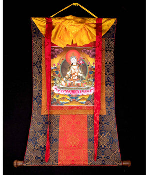 Tibetan White Tara Thangka