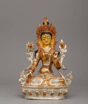 white-tara-tibetan-goddess-statue