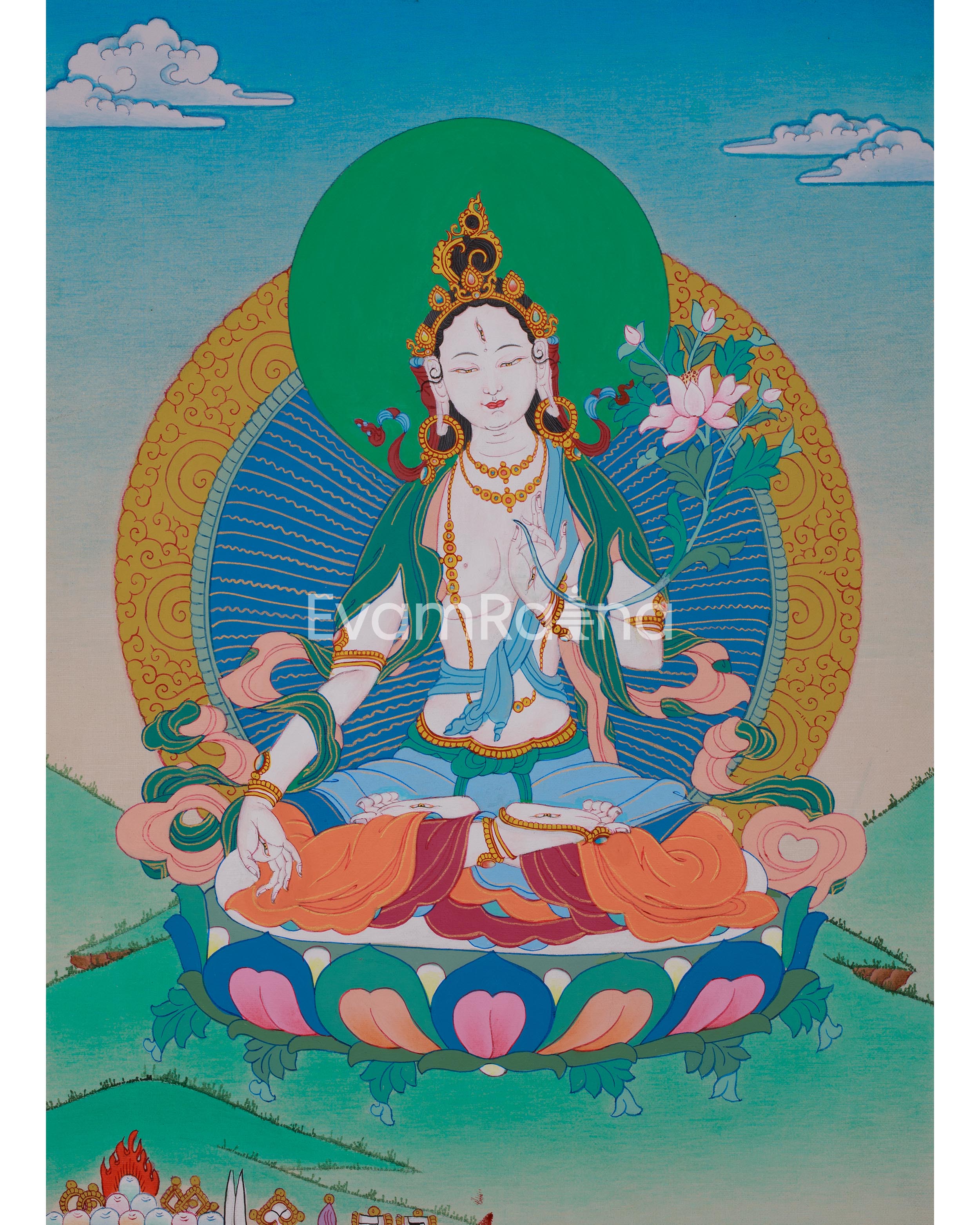 12-inches-white-tara-thangka-seven-eyed-goddess-of-longevity