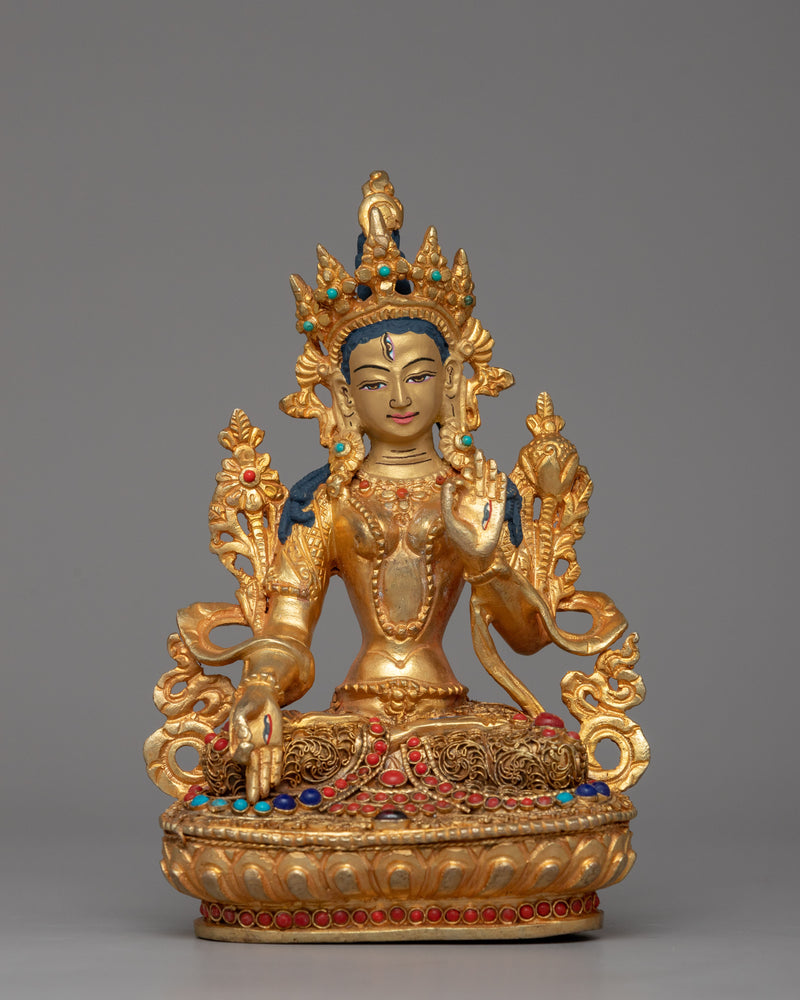 Copper White Tara Statue