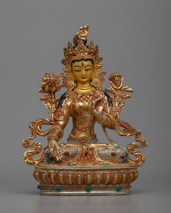 Copper White Tara Statue
