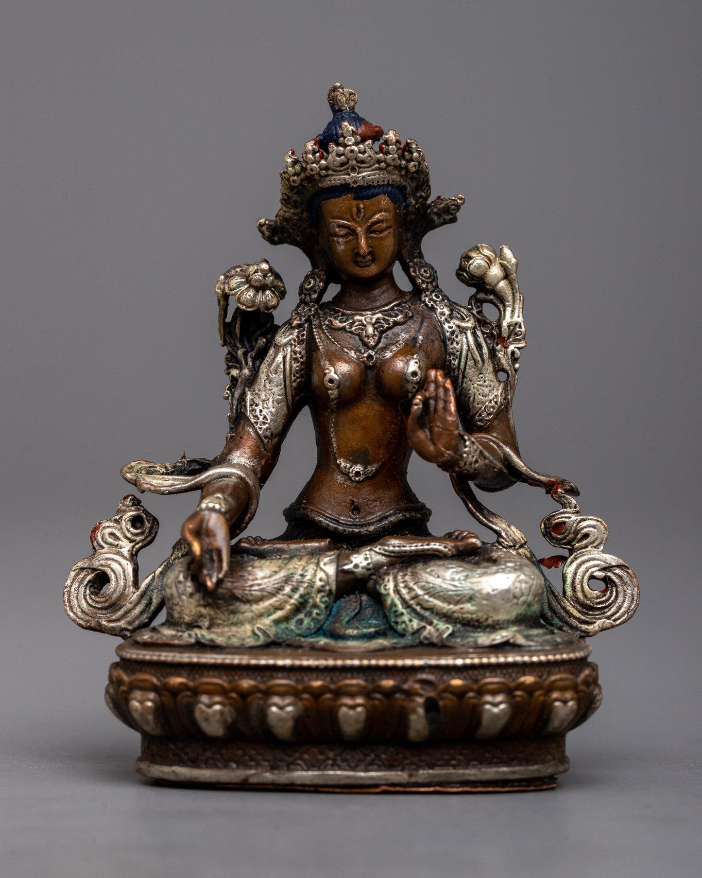 Small Machine Made White Tara Statue