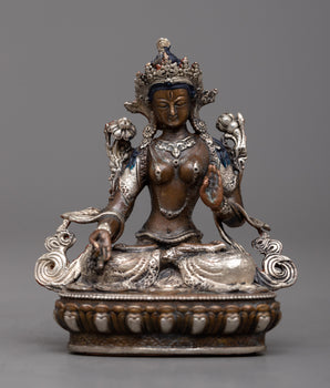 Miniature White Tara Statue