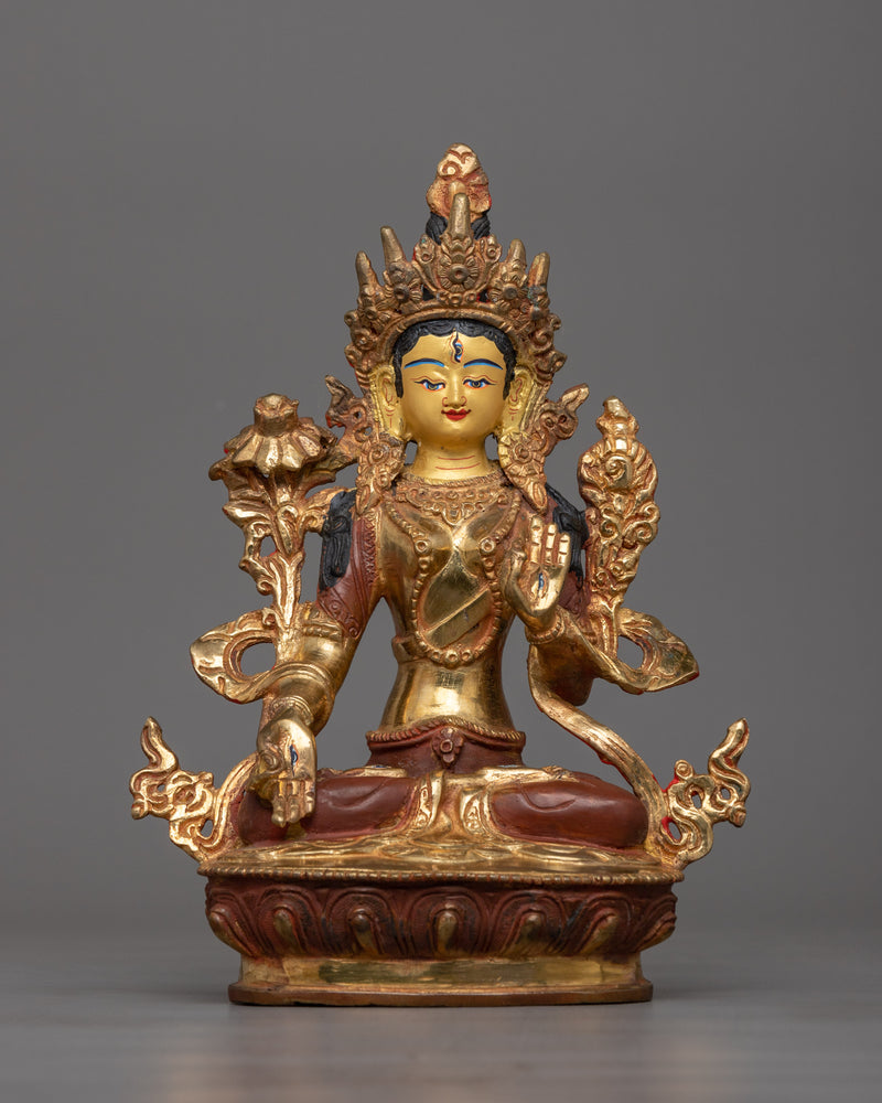 White Tara Copper Statue