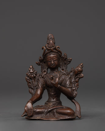 white-tara-longevity-deity-statue