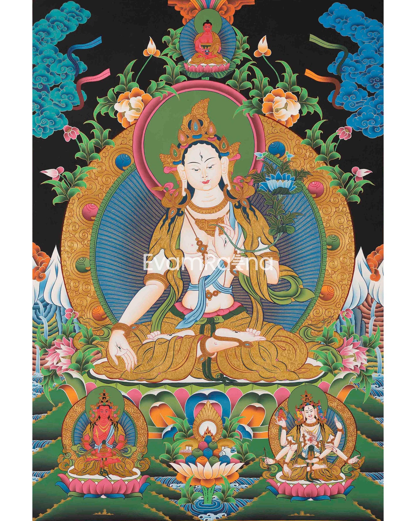 High Quality Original White Tara Thangka