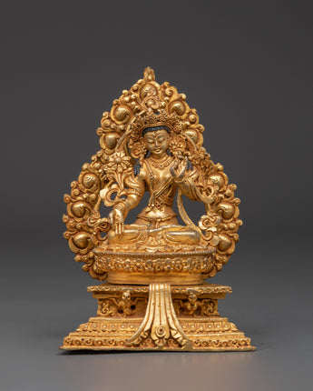 White Tara handmade sculpture

