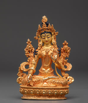 Seven-eyed White Tara statue