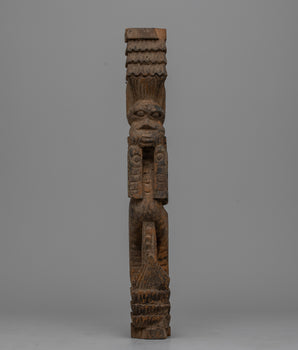 Newari Decorative Wood Post