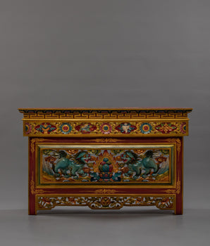 Tibetan Folding Wood Table