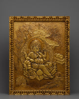 Ganesh Wall Relief Art 