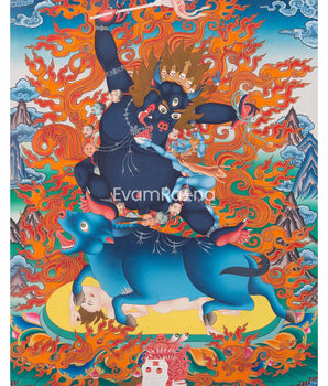 Yama Dharmaraja Thangka