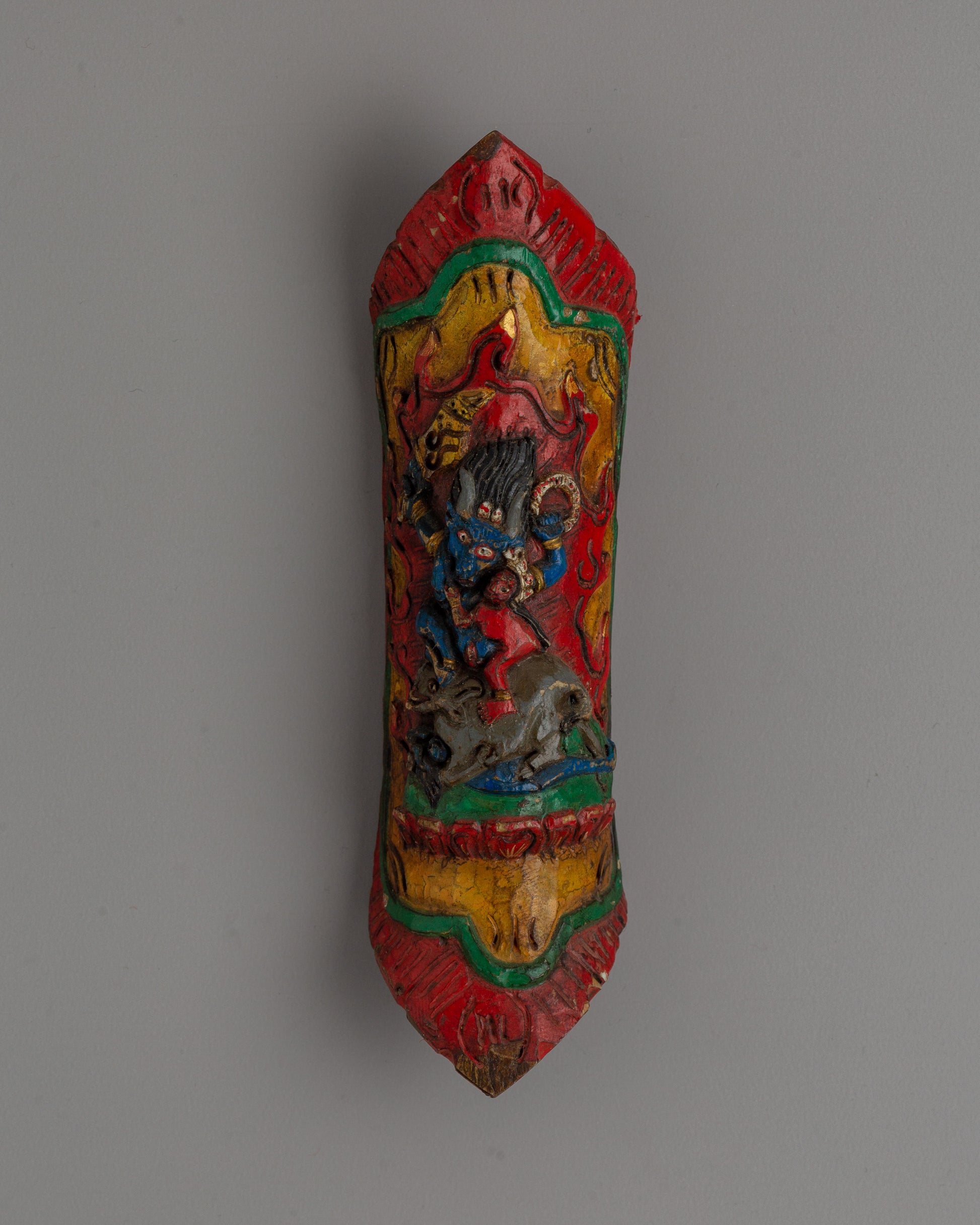 Yamantaka Buffalo Bone Apron Ornament