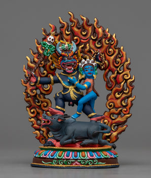 Miniature Yamantaka Statue