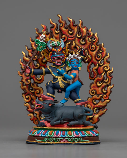 Miniature Yamantaka Statue