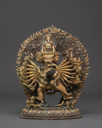 handmade-copper-yamantaka-statue