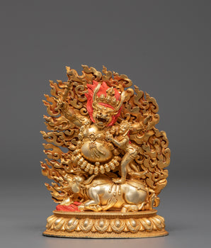 Tantric Deity Yamantaka Sculpture | A Sacred Representation of Protection