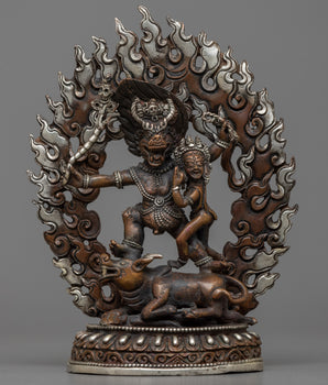 MachineMade Yamantaka With Consort Statue