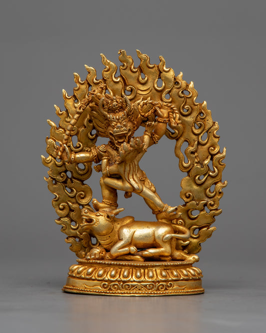 Yamantaka Copper Statue