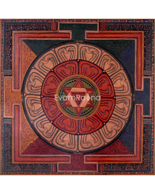 Yantra Mandala Thangka