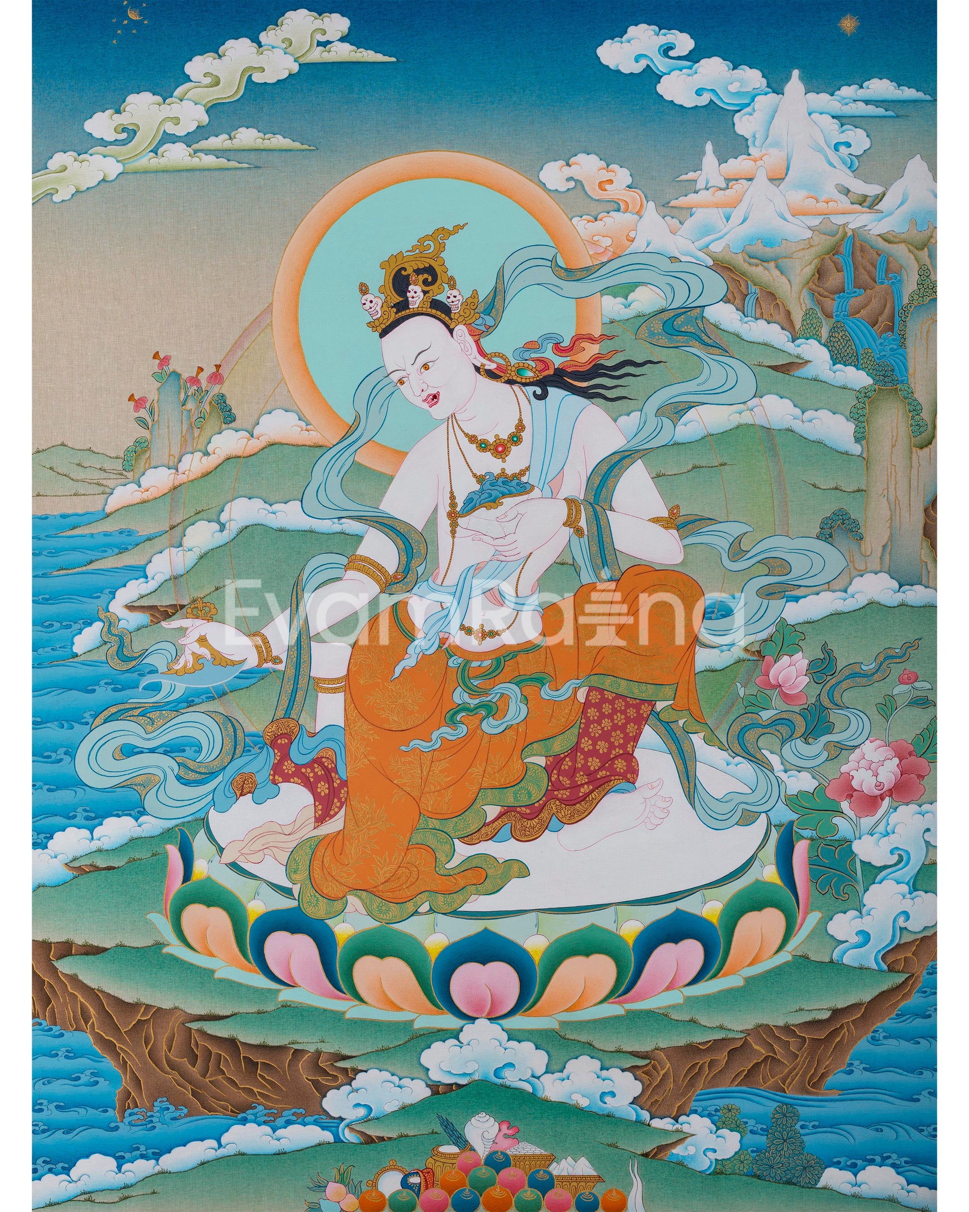 Yeshe Tsogyal Dakini Art Print | The Mother of Tibetan Buddhism | Divine Feminine Energy