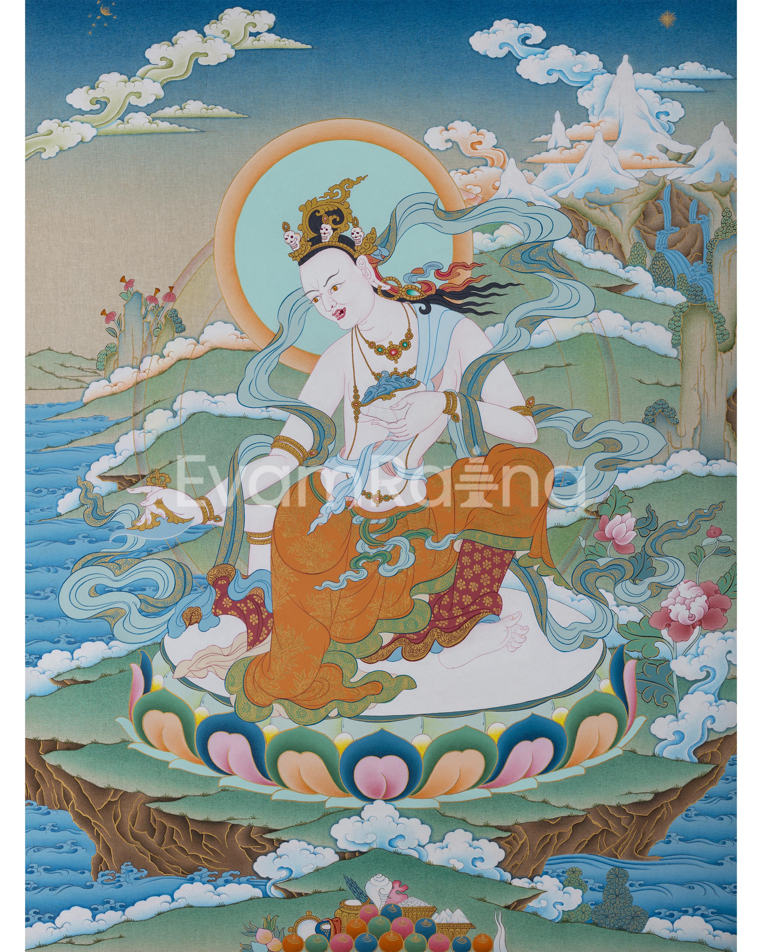 Yeshe Tsogyal Dakini Art Print | The Mother of Tibetan Buddhism | Divine Feminine Energy