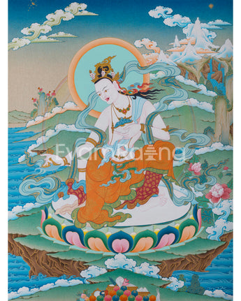 Yeshe Tsogyal Dakini Art Print | The Mother of Tibetan Buddhism | Divine Feminine Energy