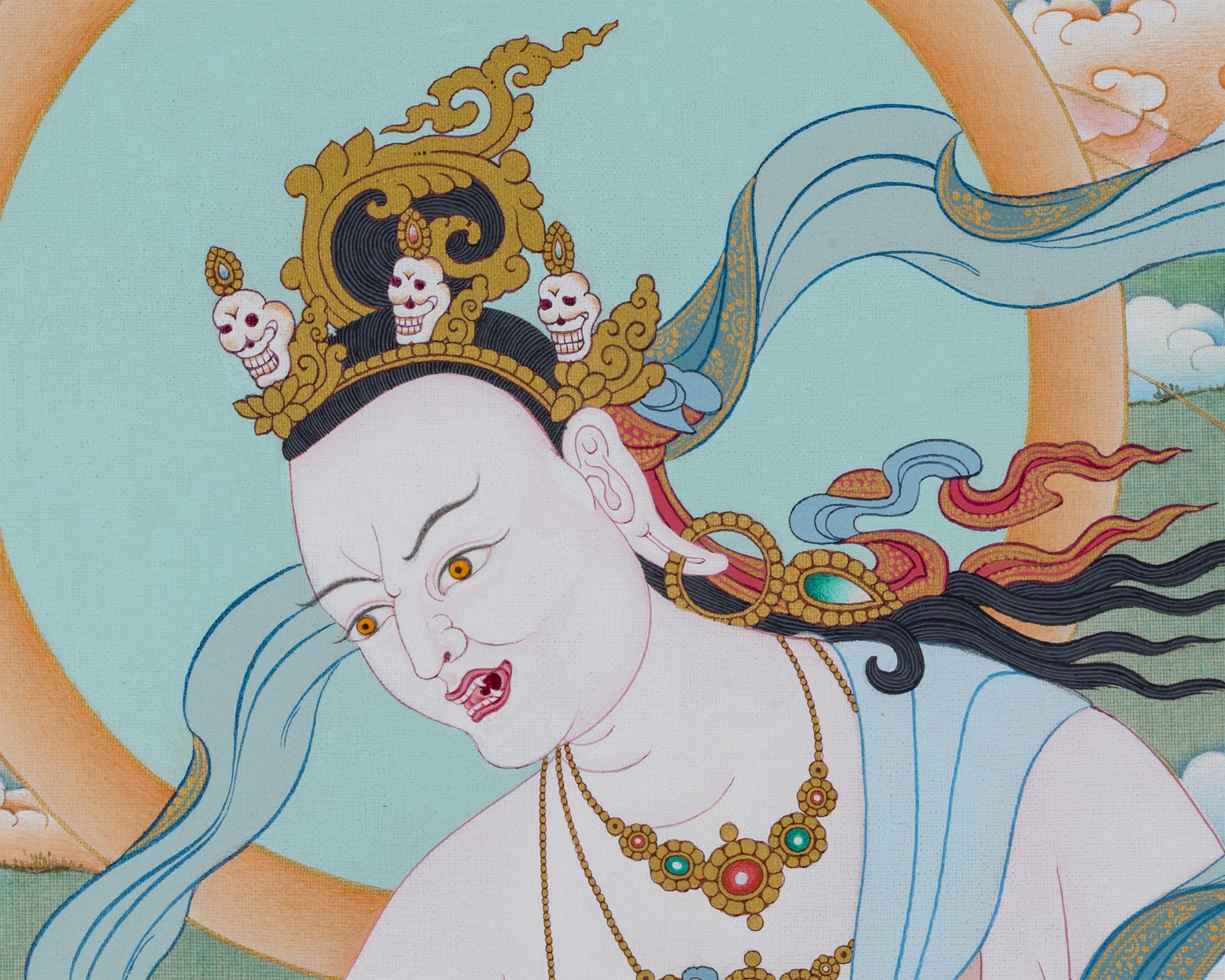 Yeshe Tsogyal Dakini Art Print | The Mother of Tibetan Buddhism | Divine Feminine Energy