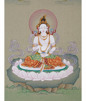 consort-of-guru-rinpoche-yeshe-tsogyal-thangka-